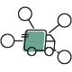 Flachendeckendes Transportnetzwerk